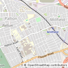 Map of Sunderland