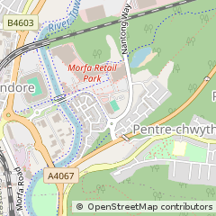 Map of Swansea