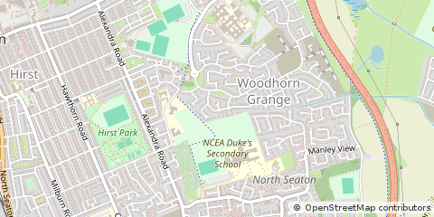 Map of Ashington