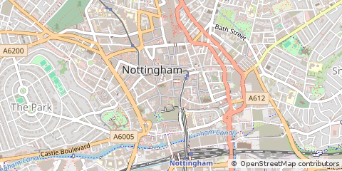 Map of Nottingham