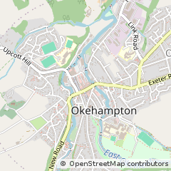 Map of Okehampton