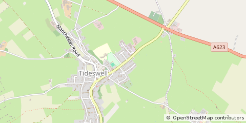 Map of Buxton, Derbyshire