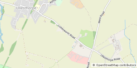 Map of Lutterworth, Leicestershire