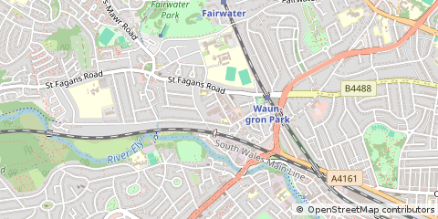 Map of Cardiff
