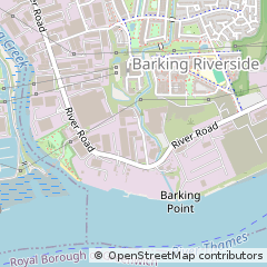 Map of Barking, Essex