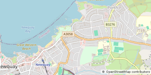 Map of Cornwall