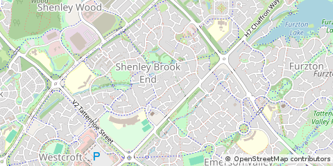 Map of Milton Keynes