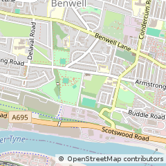 Map of Newcastle Upon Tyne