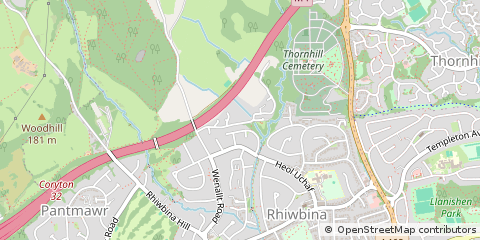 Map of Cardiff