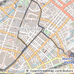 Map of Manchester, Greater Manchester