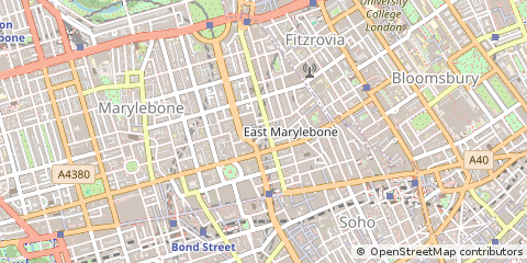 Map of London, Hertfordshire