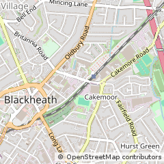 Map of Blackheath, West Midlands