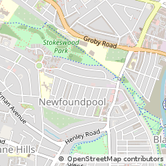 Map of Leicester