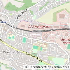 Map of Warminster, Wiltshire
