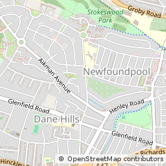 Map of Leicester