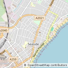 Map of Eastbourne, East Sussex