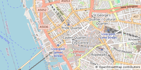 Map of Liverpool