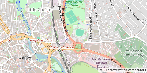Map of Derby
