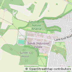 Map of Sands IND EST, High Wycombe, Buckinghamshire