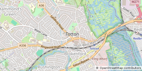 Map of Southampton