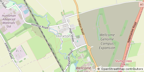 Map of Saffron Walden, Essex