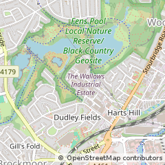 Map of Brierley Hill, West Midlands