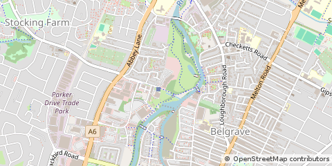 Map of Leicester
