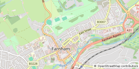Map of Farnham