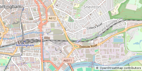 Map of Nottingham