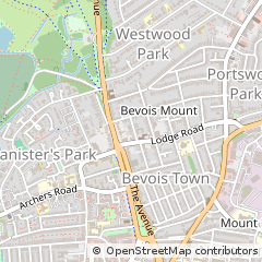 Map of Southampton, Hampshire