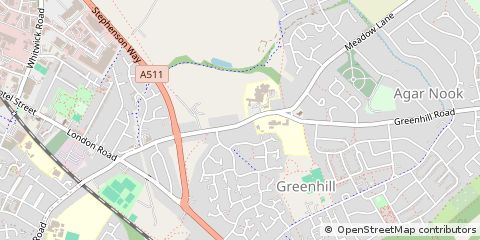Map of Leicestershire