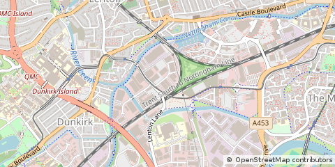 Map of Nottingham