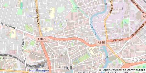 Map of Hull, East Yorkshire