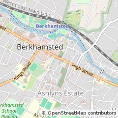 Map of Berkhamsted, Herts