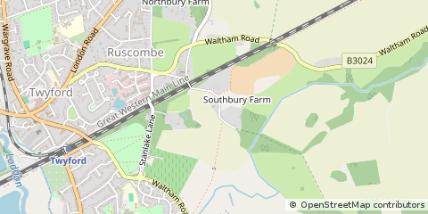Map of Reading