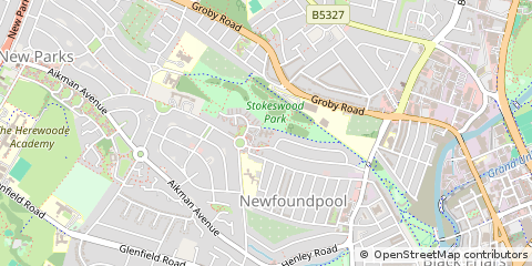 Map of Leicester