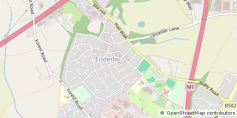 Map of Leicester