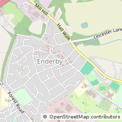 Map of Leicester