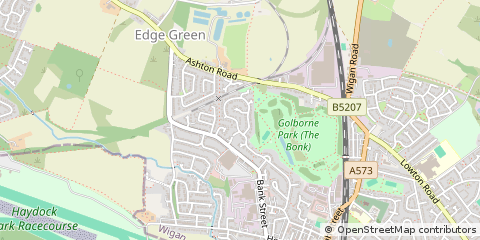 Map of Warrington