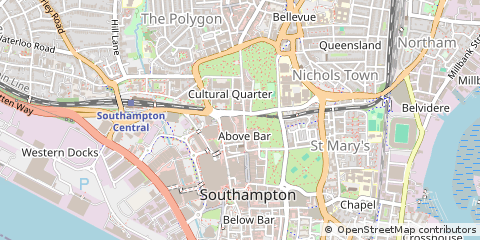 Map of Southampton