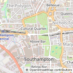 Map of Southampton