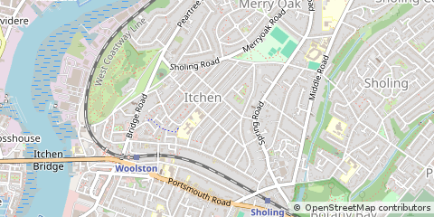 Map of Southampton