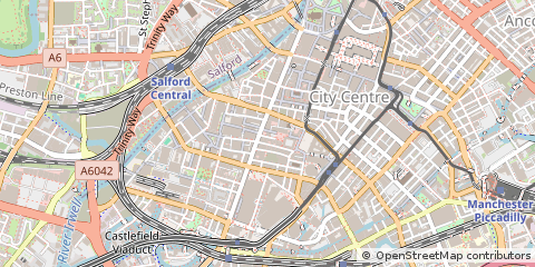 Map of Manchester