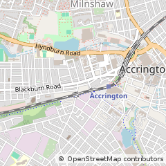 Map of Accrington