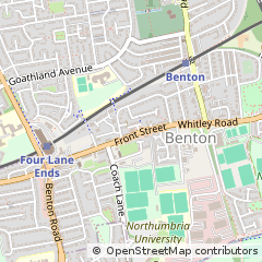 Map of Newcastle Upon Tyne