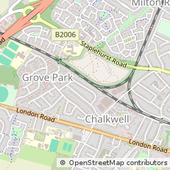 Map of Sittingbourne, Kent