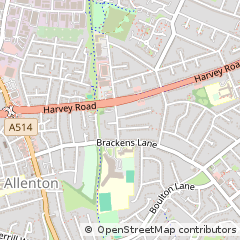 Map of Derby, Derbyshire