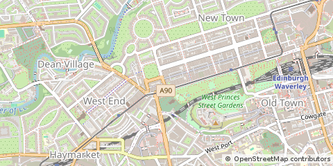 Map of Edinburgh