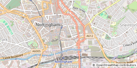 Map of Nottingham