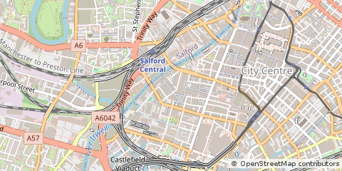 Map of Manchester